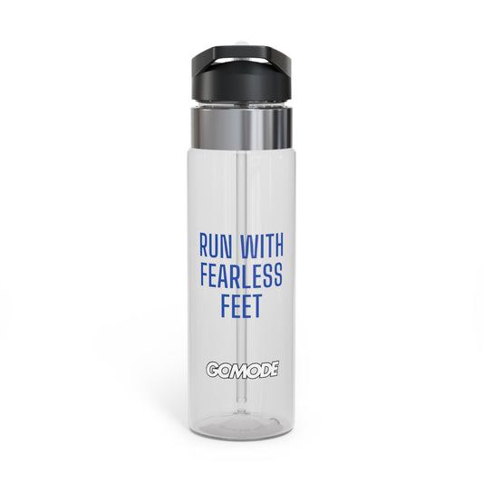 Run With Fearless Feet | GoMode Motivational Water Bottle – 20oz BPA-Free